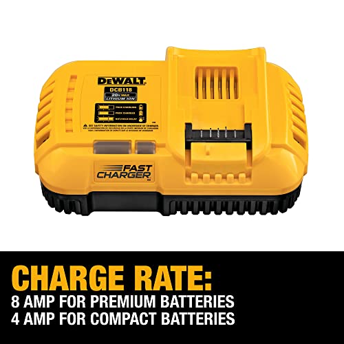 Raptor Trike - DEWALT FLEXVOLT 20V MAX Charger, Rapid Charge (DCB118), black-v246, mini-v246 - Grip Support Store