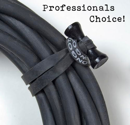 Bongo Ties - 10 Pack - All Black - Grip Support Store