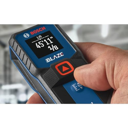 BOSCH 100 Ft Blaze Laser Distance Measure, Includes 2 AA Batteries - Grip Support Store