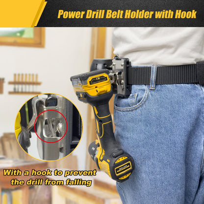Drill Holder Belt Clip, Fits Up to 2.5'' - Grip Support Store