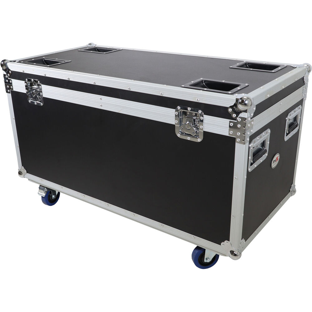 ProX Large Utility Trunk Storage Case with Casters (Black) - Grip Support Store
