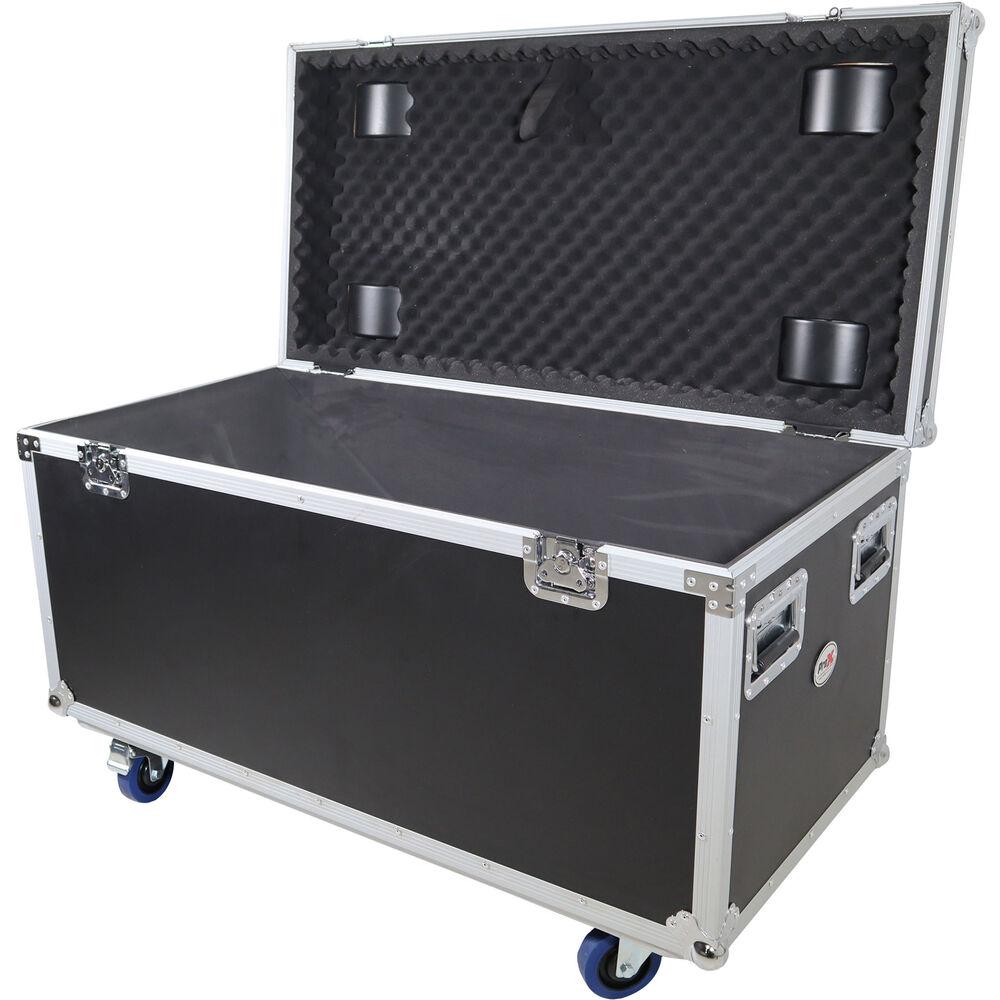 ProX Large Utility Trunk Storage Case with Casters (Black) - Grip Support Store