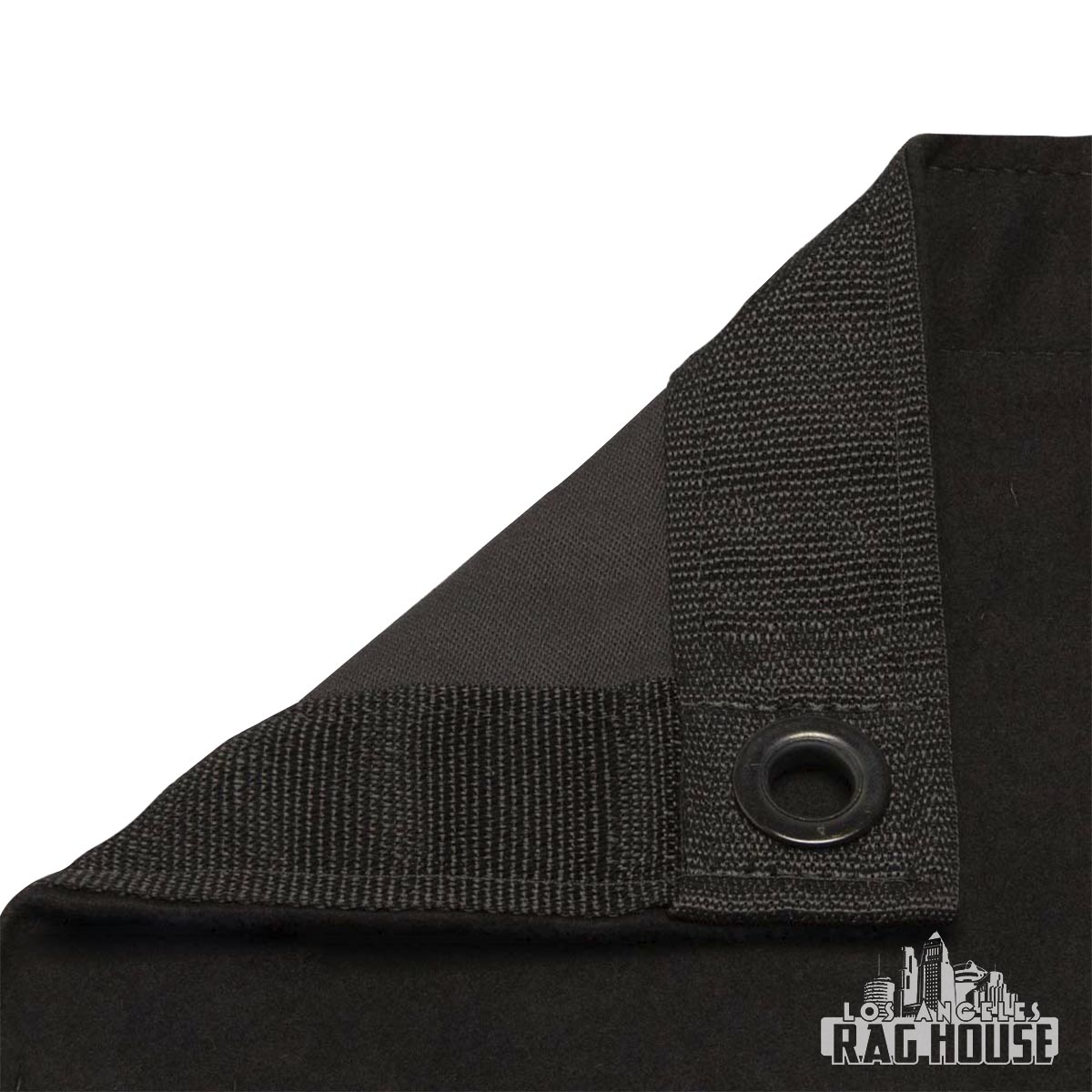 Solid Black by LA Rag House - fabric detail