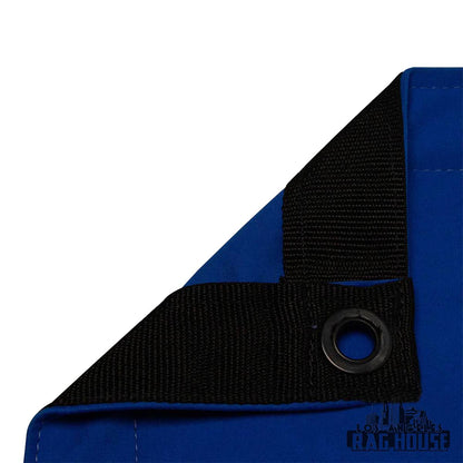 Digital Key Blue Poly Pro by LA Rag House - fabric detail