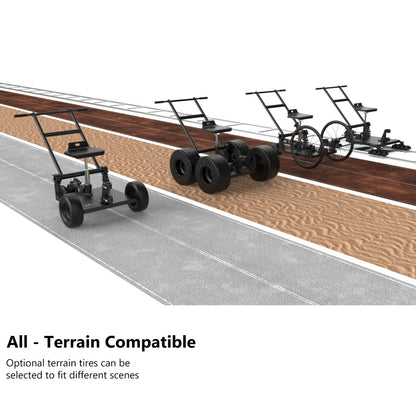 MOVMAX All-Terrain Rickshaw (Extra Wheel Kits Only)