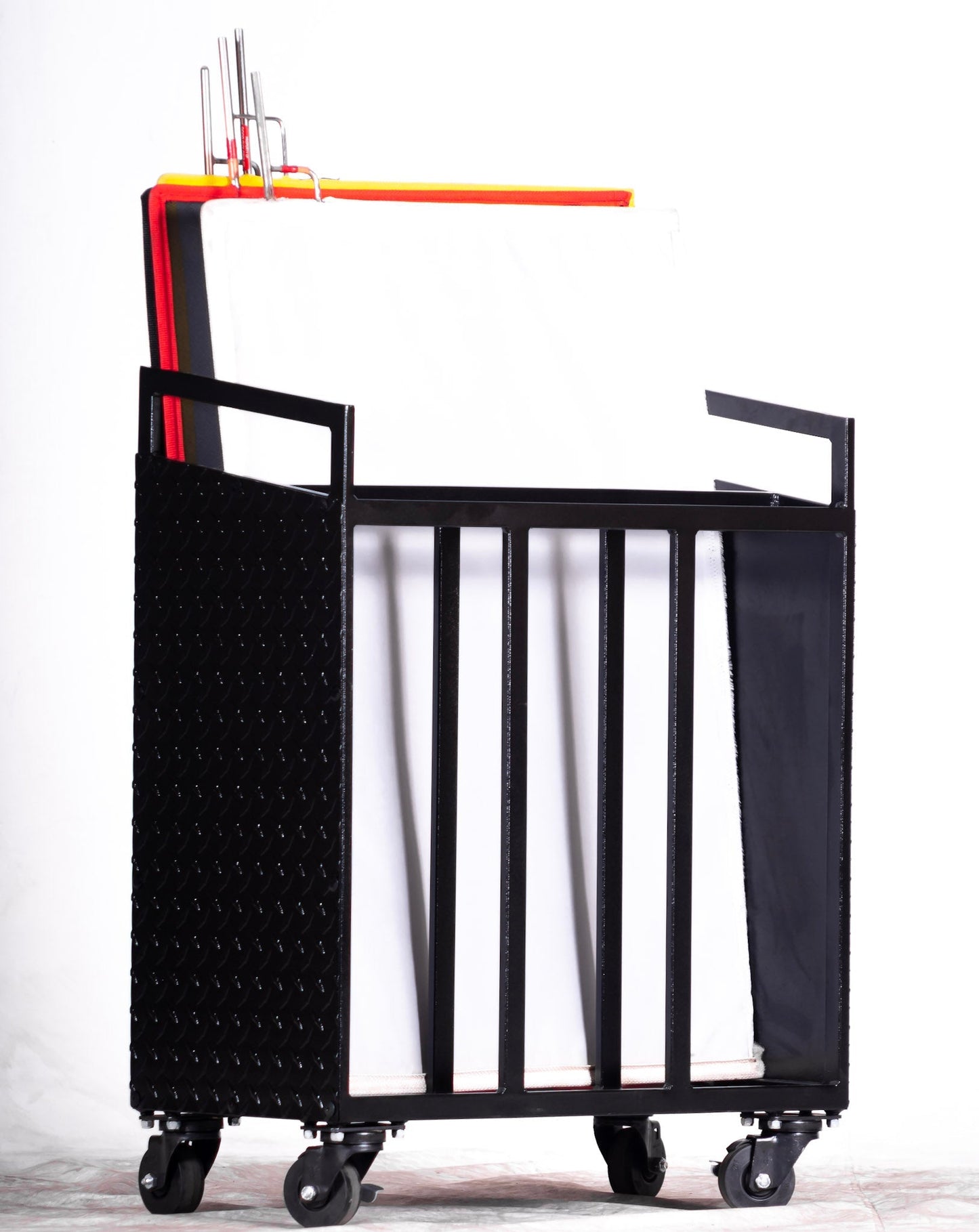 Flag / Scrim Basket With Wheels - Grip Support Store