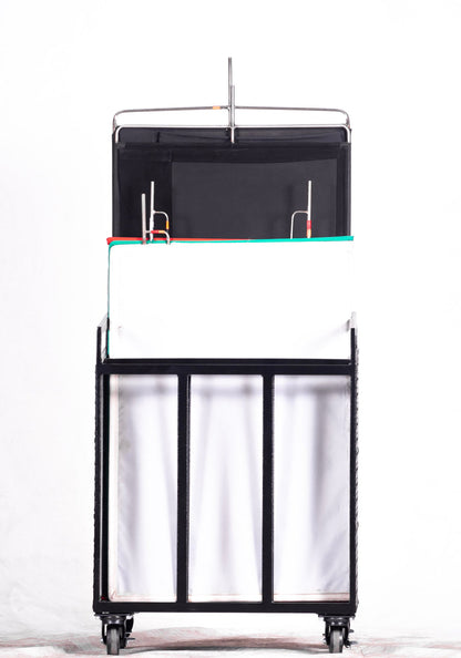 Flag / Scrim Basket With Wheels - Grip Support Store