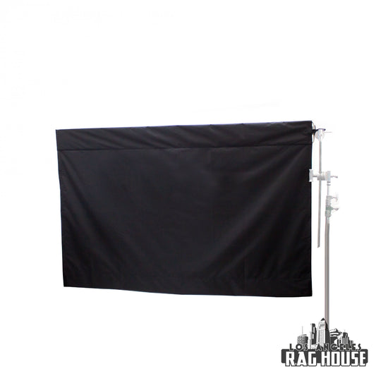1/2 Grid Silent Wag Flag Cover Roll-Out by LA Rag House - cover rolled out on wag flag frame