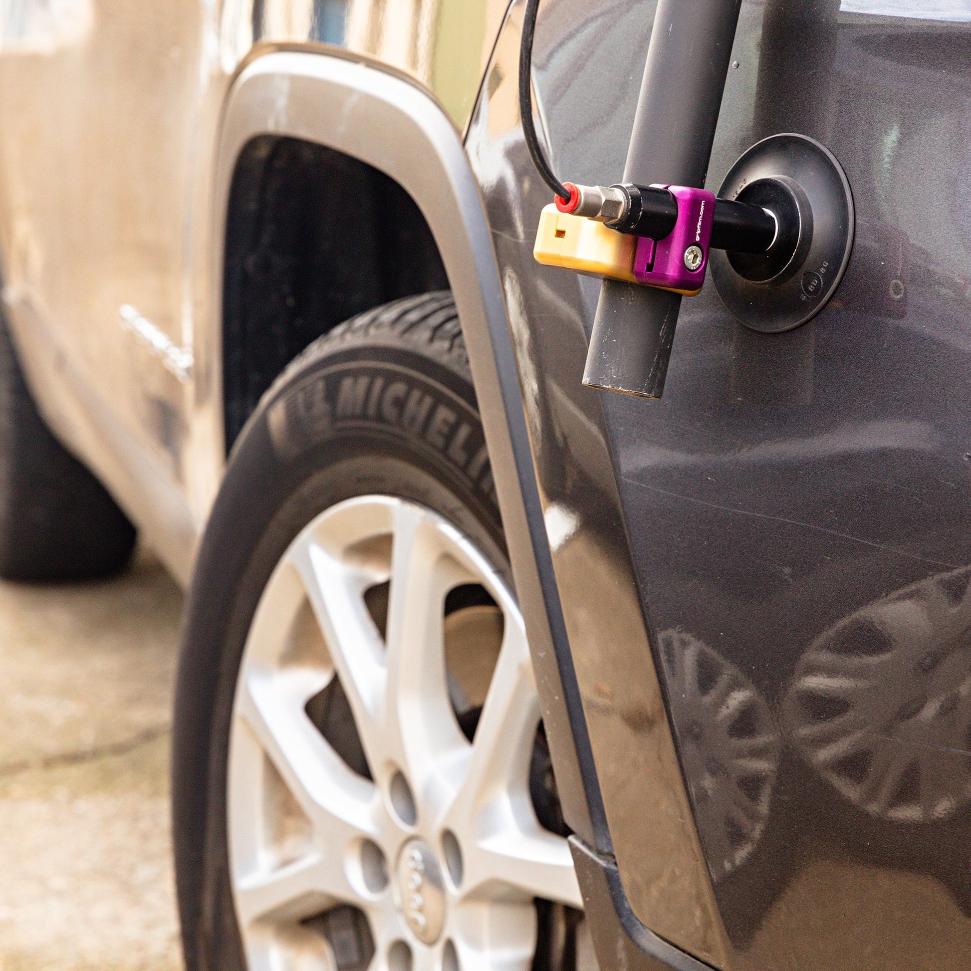 20mm - 34mm  SWIVEL CLAMP SET - BLACK TEK SUCTION CUPS - Grip Support Store