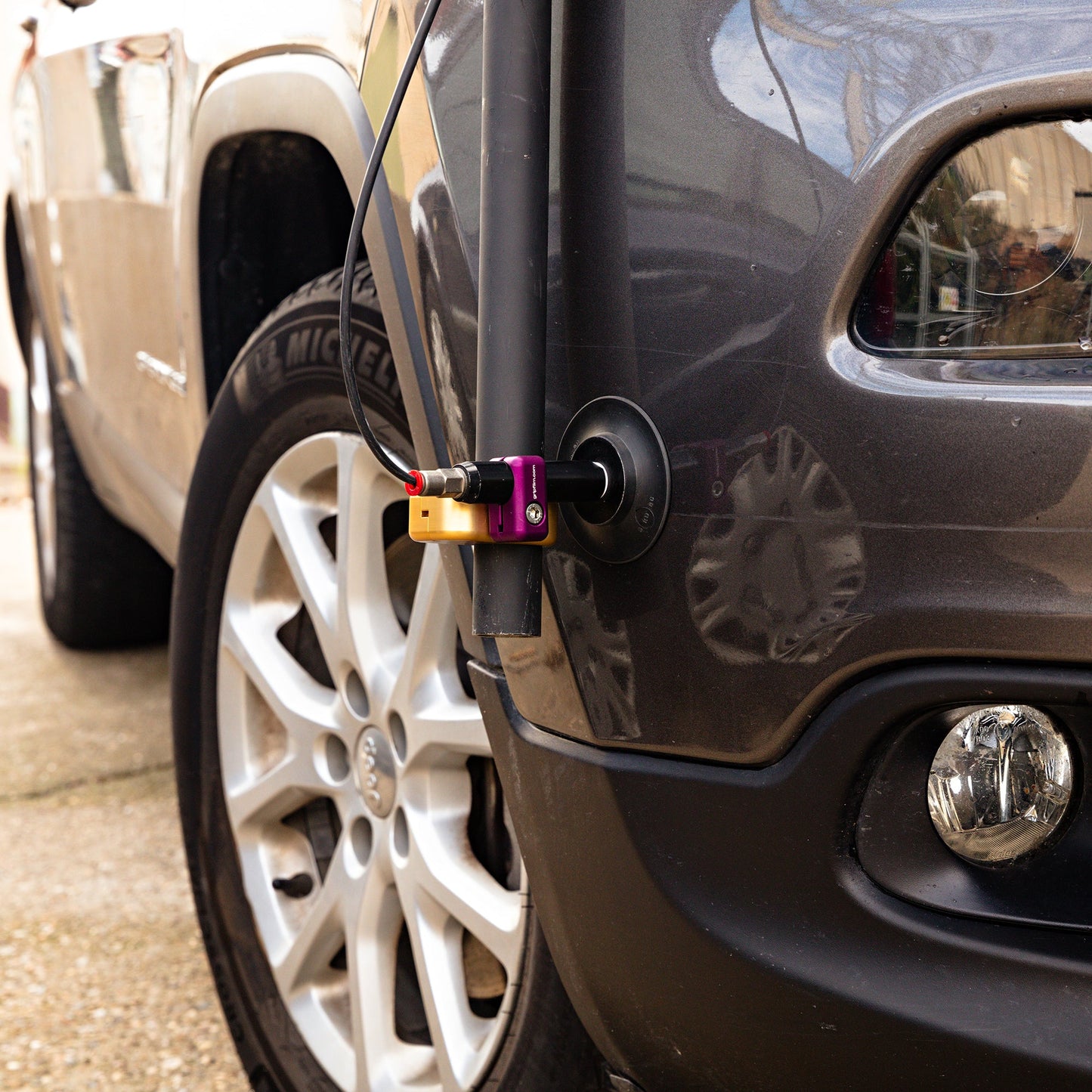 20mm - 34mm  SWIVEL CLAMP SET - BLACK TEK SUCTION CUPS - Grip Support Store