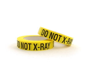 Do Not X-Ray tape - 1" - Grip Support Store