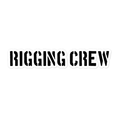 Rigging Crew Stickers - Grip Support Store