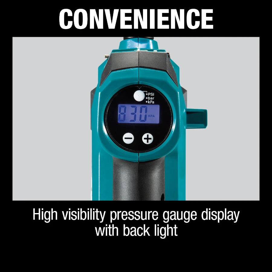 Makita DMP180ZX 18V LXT Lithium Ion Cordless Inflator - Grip Support Store