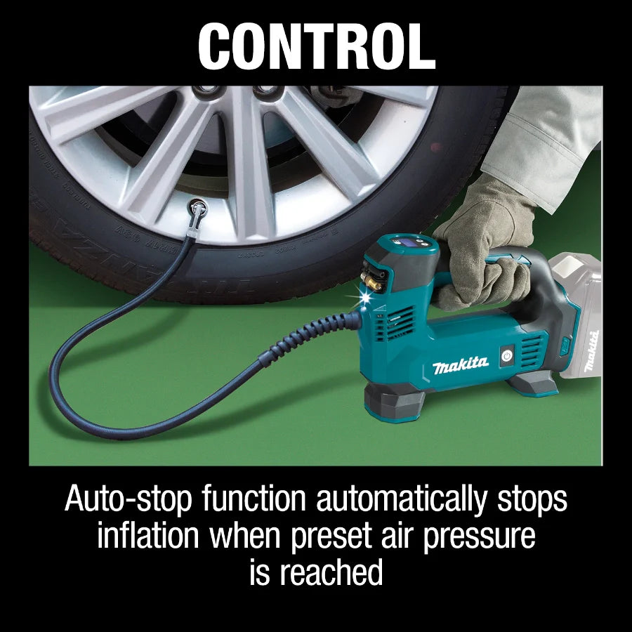 Makita DMP180ZX 18V LXT Lithium Ion Cordless Inflator - Grip Support Store