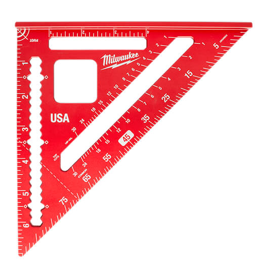 Milwaukee MLSQM070 7" Magnetic Rafter Square - Grip Support Store