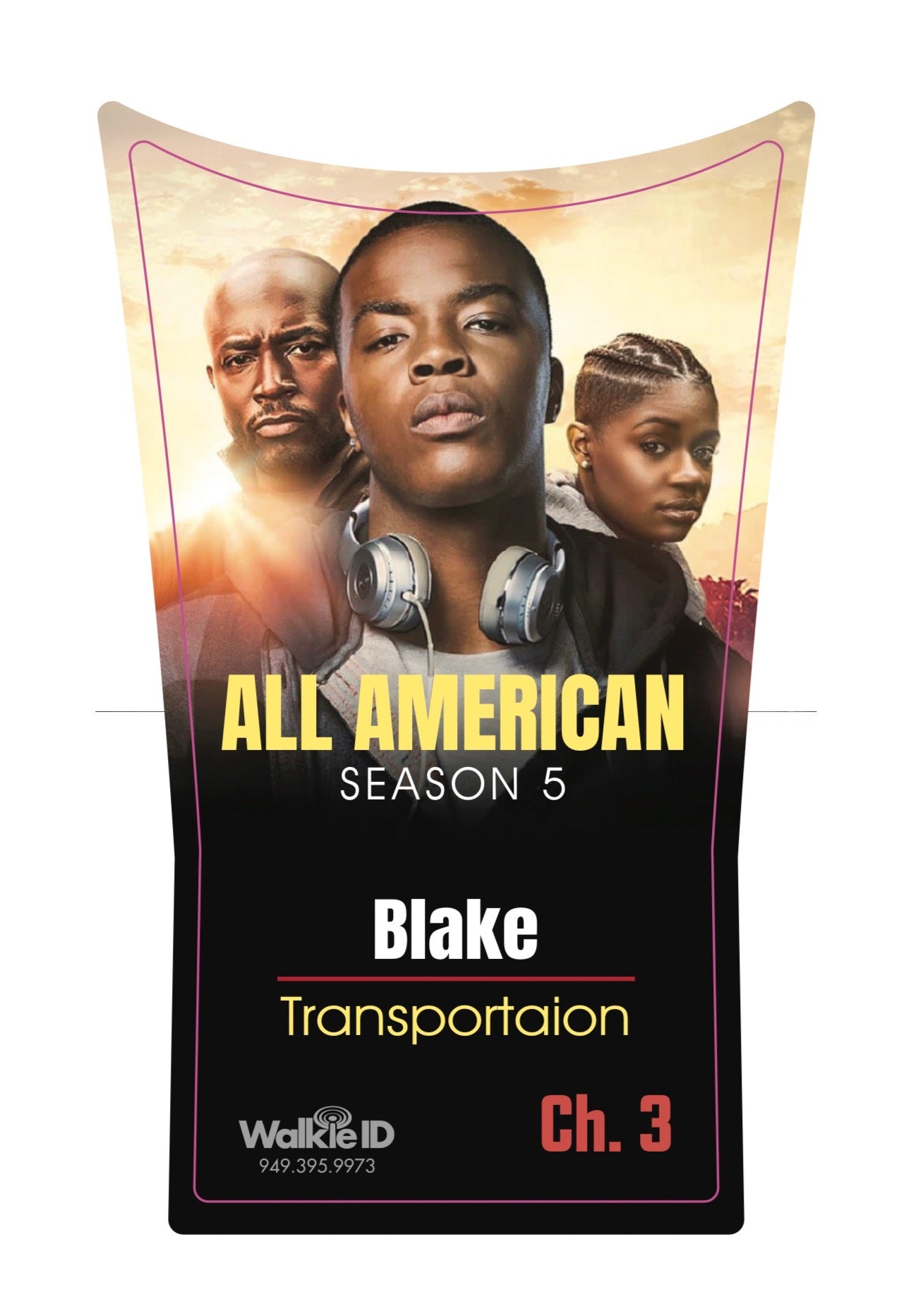 Walkie ID Labels - Customized for your Department - Grip Support Store