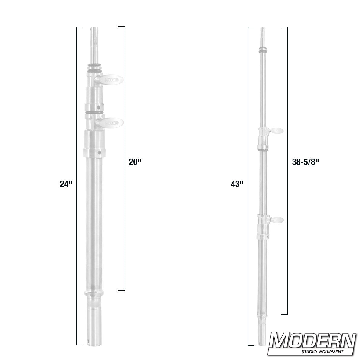 Spider Base Double Riser - 20"