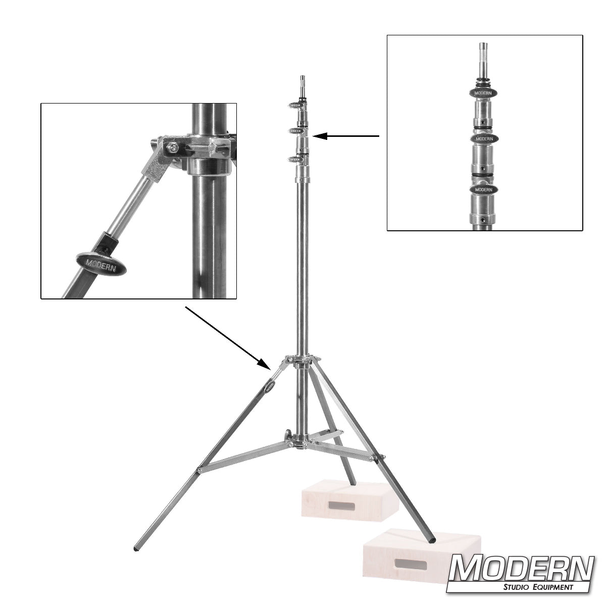 Baby Triple Riser Stand with Rocky Mountain Leg