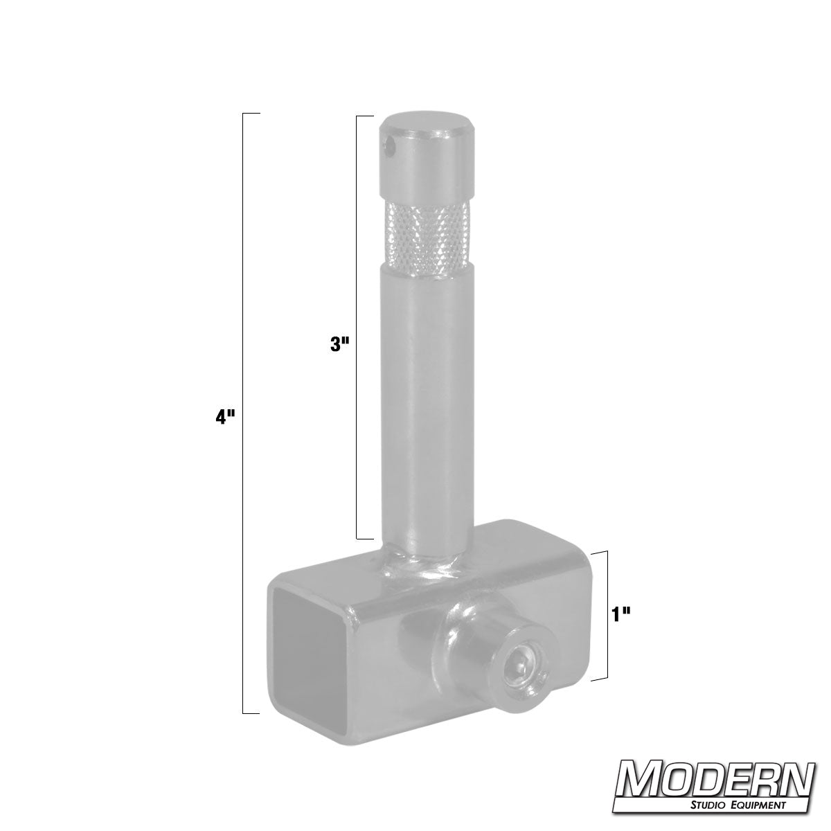 Slider with Baby Pin for 3/4" Square Tube