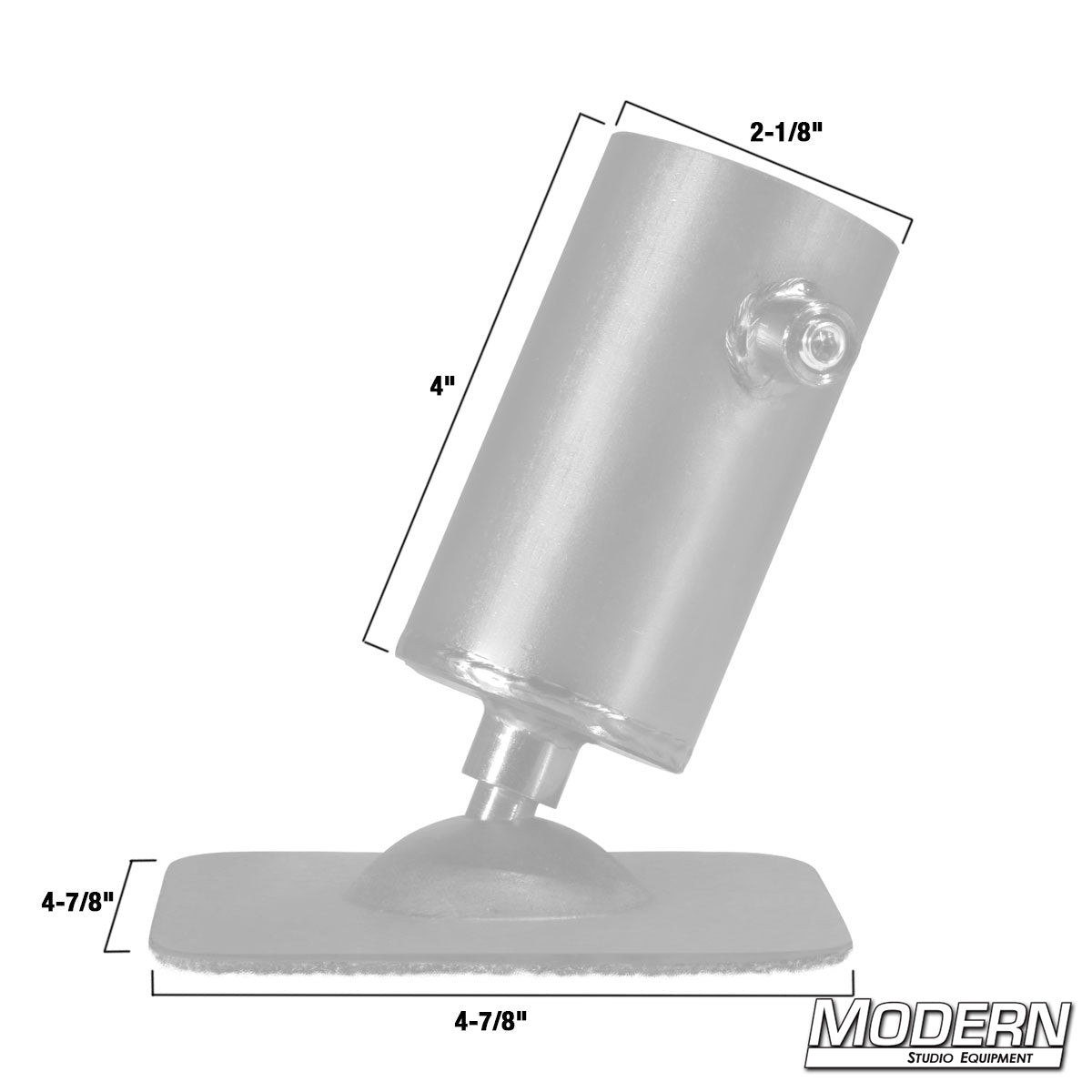 Pipe Flange Base with Swivel for 1-1/2" Speed-Rail®