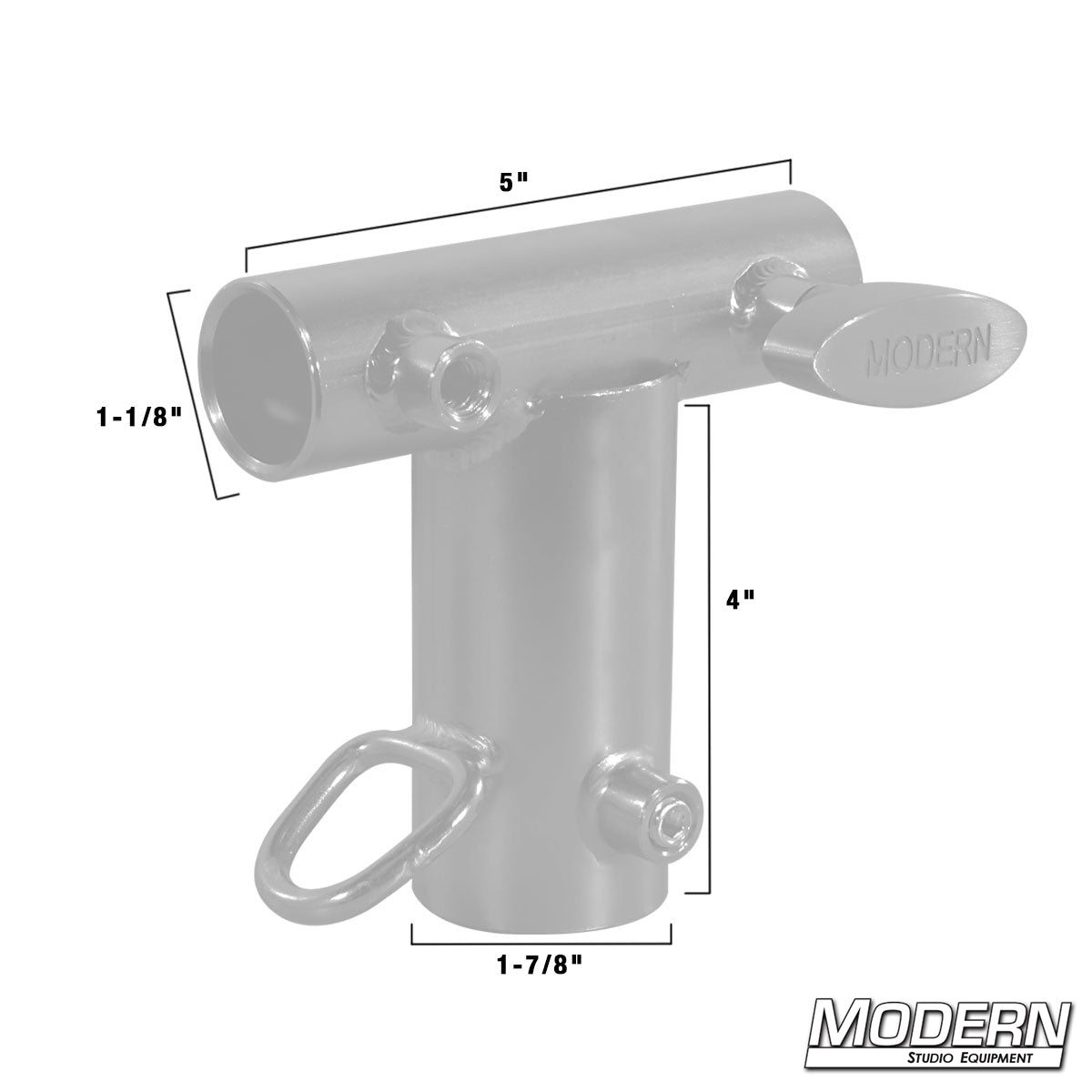 Rear Receiver with Junior Receiver for Pipe Boom Kit for 1-1/4" Speed-Rail®