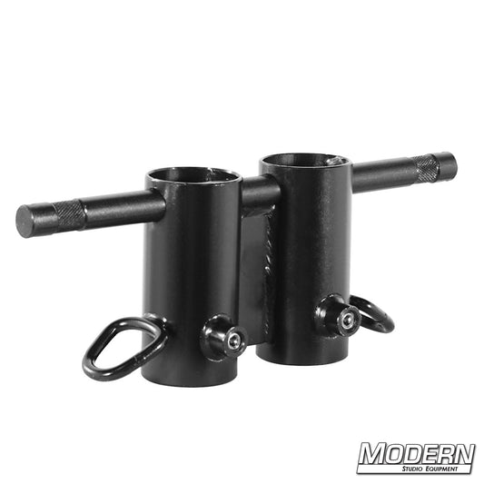 Front Receiver with Baby Pins for Wide Over and Under Boom Kit for 1-1/4" Speed-Rail®