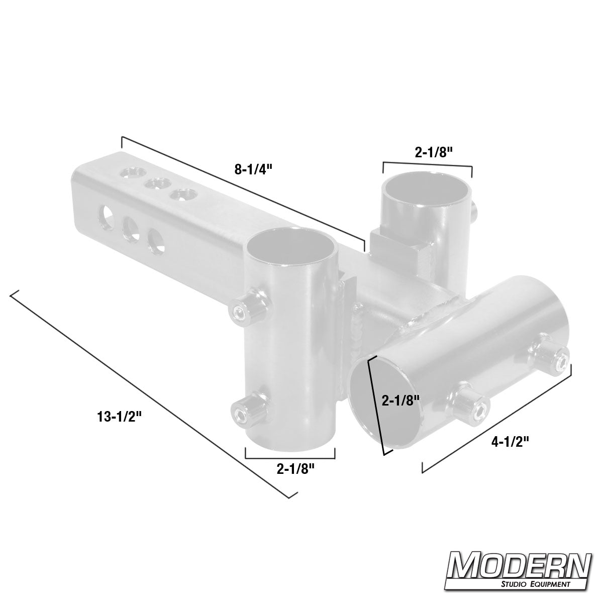 Small Trailer Hitch Adapter for 1-1/2" Speed-Rail®