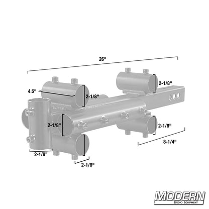 Large Trailer Hitch Adapter for 1-1/2" Speed-Rail®