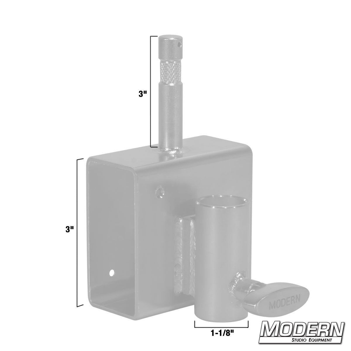 2" x 4" Slider with Baby Pin and Junior Receiver