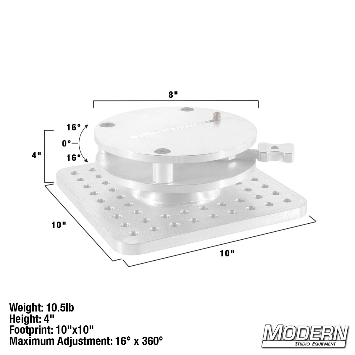 Modern Deluxe Dish Leveling Camera Mount