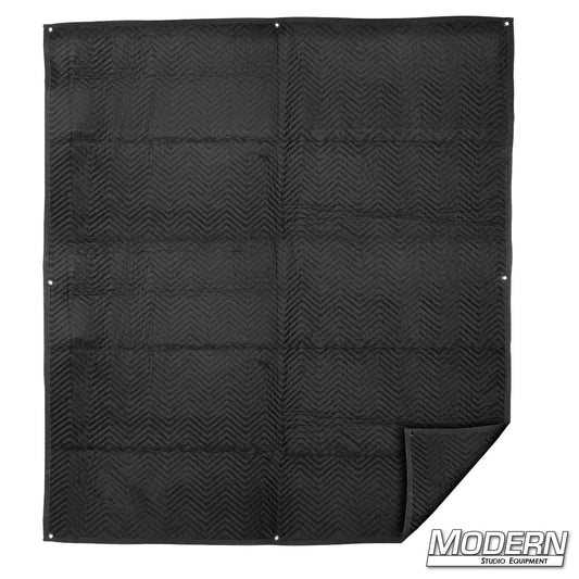 Furniture Blanket - Black / Black with Grommets