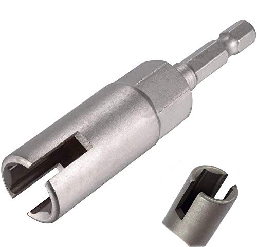 Wing Nut Drill Bit Socket Wrench - 1/4" Hex Shank