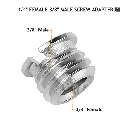 22 Pcs 1/4" - 3/8" Screw Adapter Kit