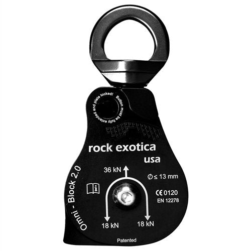 Rock Exotica P53 Omni-Block 2.0 Inch Swivel Pulley