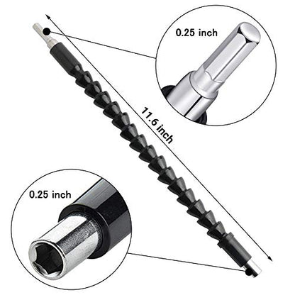 Flexible Drill Bit Extension 2pc