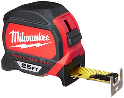 Milwaukee Magnetic Tape Measure 25 ft x 1.83 Inch