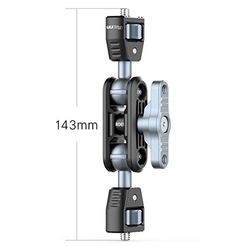 Friction Arm with Ball Head, Dual 1/4" Screw