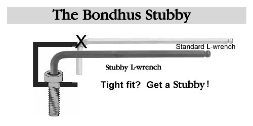 3/16" Stubby Ball End L-Wrench