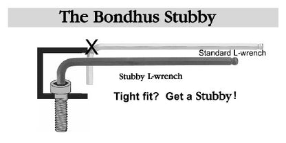 3/16" Stubby Ball End L-Wrench