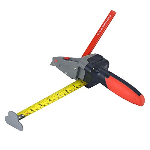 All-in-one Hand Tool with Measuring Tape and Utility Knife