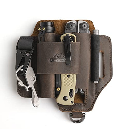 Brown Leather Multitool Pouch