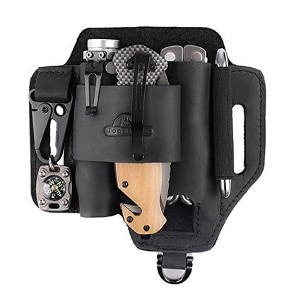 Black Leather Multitool Pouch