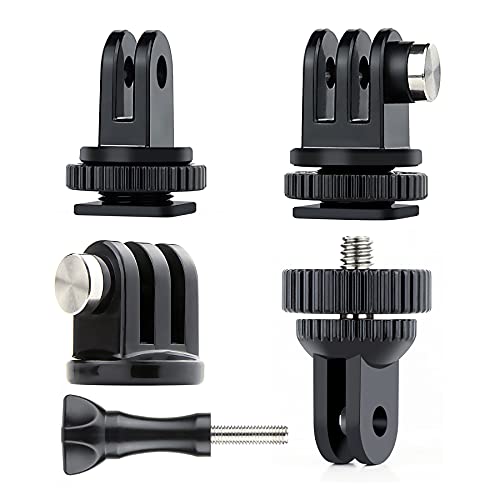 GoPro Mount 1/4-20 Screw Adapter, Tripod and Cold Shoe Mount