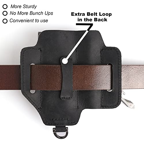 Black Leather Multitool Pouch