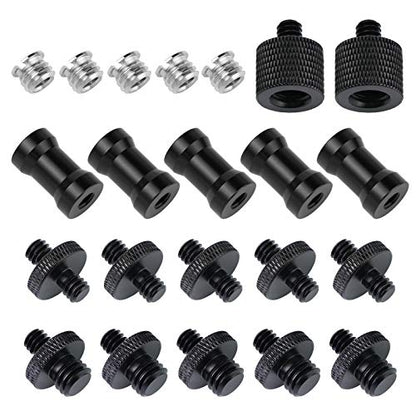 22 Pcs 1/4" - 3/8" Screw Adapter Kit