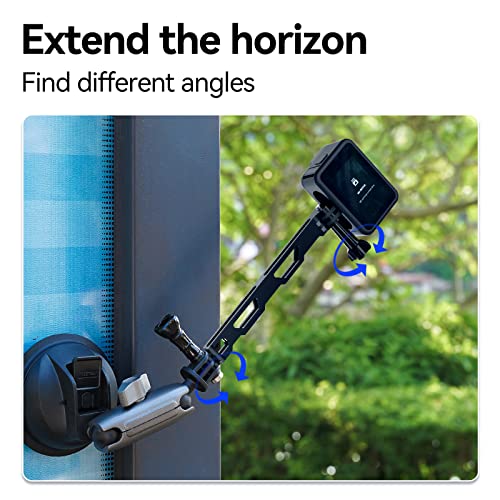 Claw Clamp Mount + Extension Rod Bundle Kit for GoPro