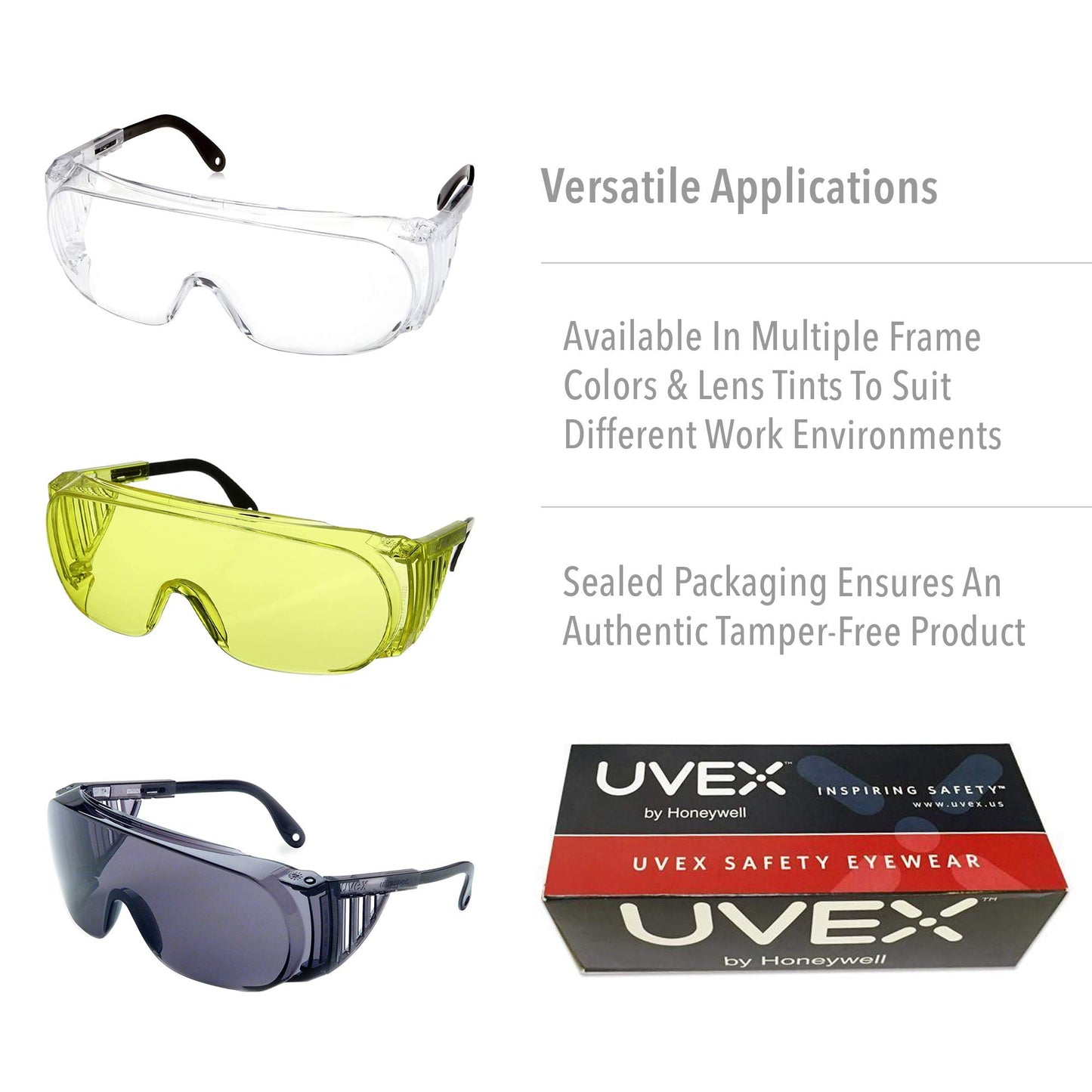 Ultra-Spec Safety Glasses with Clear extreme Anti-Fog Lens