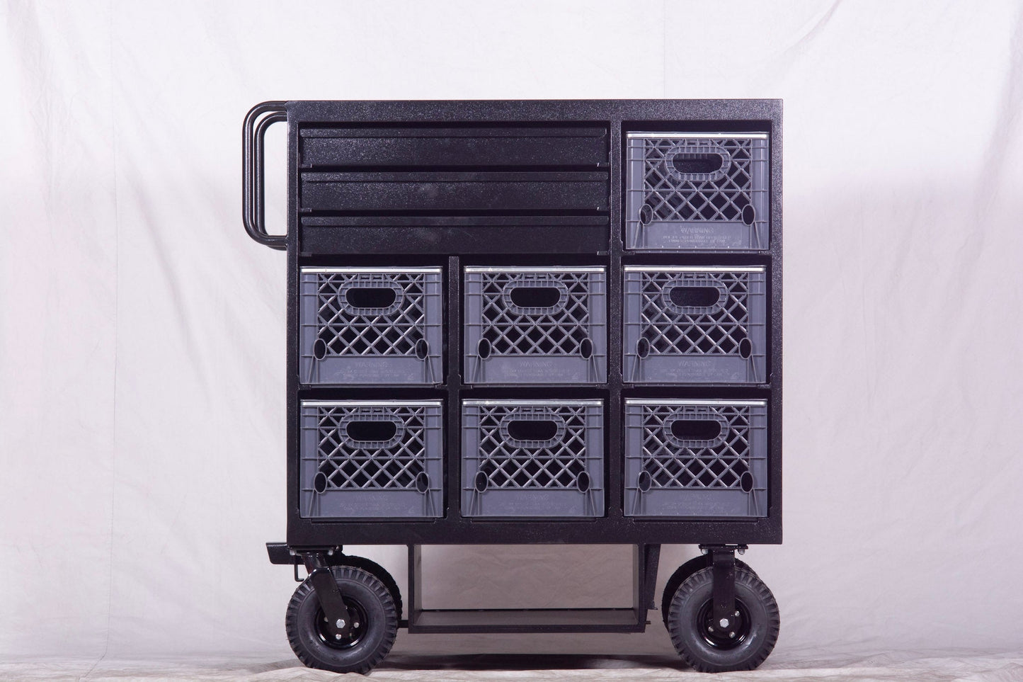 7 Crate Cart With Pipe Organ - without crates