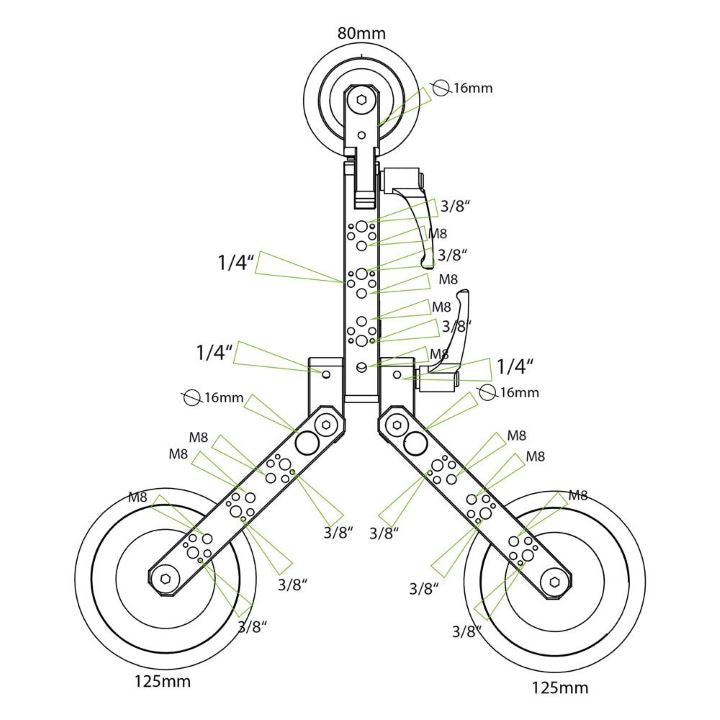 SpiderMount 220™ - Suction Air Rigging + Accessories