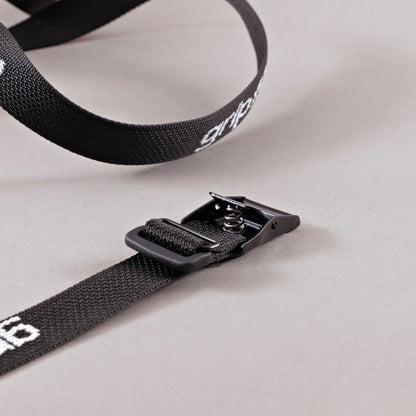 25mm - 4m LENGTH BLACK STRAP